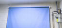 派友拉珠卷帘窗帘免打孔升降遮光防水卫生间厨房卧室办公室阳台遮阳帘 浅蓝双面同色半遮光 平米 实拍图
