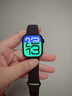 Apple/苹果 Watch Series 10 智能手表GPS款42毫米亮黑色铝金属表壳黑色运动型表带M/L MX1P3CH/B 实拍图