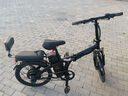 凤凰（Phoenix）电动车锂电池助力车折叠代驾车长续航男女士成人电动自行车电瓶车 20寸风雅/辐条轮/单速/黑色 10AH电动续航30公里 实拍图