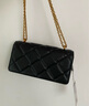 CHARLES&KEITH质感菱格链条小方钱包女包包女包生日礼物CK6-10680924 Black黑色 XS 实拍图