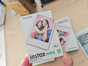 拍立得现货拍立得相纸适用mini7+/7s/8/9/11/12/25/90/link系列通用胶卷 白边10张(1盒装) 实拍图