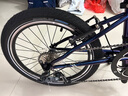 大行（DAHON）经典P8折叠自行车成人20英寸8速男女式通勤运动单车KBC083 渐变蓝【高配版】 实拍图