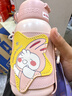 富光儿童保温杯壶男女304大容量带吸管双盖上学小学生水杯子粉色550ml 实拍图