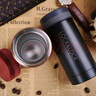 乐扣乐扣（LOCK&LOCK）不锈钢纤巧便携保温杯茶水杯车载商务杯子（200ml）黑色 实拍图
