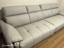 卡尔适现代简约真皮沙发2025新款超大坐深高靠背调节意式极简沙发花弄影 【云端舒适坐感】3.1米多人位 【S级头层黄牛皮】全真皮版 实拍图