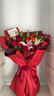 领香鲜花速递香槟玫瑰花束表白送女友老婆生日礼物全国同城配送 19朵红玫瑰百合混搭花束 实拍图