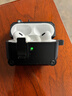 创思米 适用于AirPods Pro二代保护套pro2防摔磁吸保护壳苹果无线蓝牙耳机套防丢分体式智能弹盖 黑色 实拍图