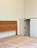 小半（HALF HOUSE）实木床双人床北欧日式小户型卧室简约樱桃木床家具1.8*2米稳稳床 实拍图