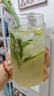 京东京造吸管可乐杯玻璃水杯大容量杯子咖啡啤酒牛奶泡茶杯500ml两只装 实拍图
