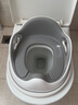 ONLYOU BABY儿童马桶圈大号坐便器男孩女宝宝专用坐垫婴儿便盆梯小孩厕所辅助 【经典款】安伯灰-PVC软垫 【免安装】全包胶靠背（送挂钩） 实拍图