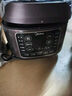 美的（Midea）0涂层健康钢胆电压力锅5L少盐提鲜双胆家用煲汤全自动智能预约开盖煮电饭煲4-6人高压锅MY-C541G 实拍图