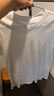 拇指白小T【汗隐无痕T】春夏新款短袖男士T恤纯色舒适百搭打底衫 皓白 3XL 实拍图