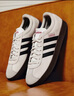 adidas T头鞋 VL COURT复古板鞋德训鞋男女阿迪达斯轻运动   灰色/黑色/红色   37 实拍图