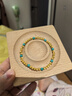 咏者黄金猫眼珠3D硬金足金999闪亮车花转运珠路路通DIY手链女手串礼物 3毫米直径约0.08-0.09g 实拍图