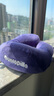 邓禄普（Dunlopillo）U型乳胶枕 高铁枕飞机旅行枕 午休办公枕-紫色 实拍图