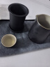 京东京造 旅行茶具  便携旅行茶具整套户外茶具套装黑陶舟山 一壶四杯 实拍图