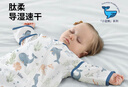 贝肽斯婴儿睡袋夏季空调房宝宝睡袋新生儿童一体防踢被幼儿防惊跳纱布被 【夏季】（前4后2 26℃+）乔兔 M码 建议身高65-85cm年龄9月-2岁 实拍图