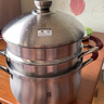 铂力人18/10L不锈钢蒸锅汤锅加厚家用燃气灶蒸煮炖蒸饭神器蒸米饭 【钢盖款】18/10L汤锅 24cm 6.5L 实拍图