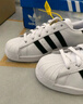 阿迪达斯adidas三叶草贝壳头SUPERSTAR男女休闲鞋EG4958 40码 实拍图
