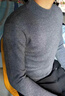 恒源祥纯色羊毛绒衫男加厚半高圆领毛衣羊毛衫冬季款针织衫打底保暖上衣 半高 领灰色-纯全新100甄选精品羊毛 L 170【适合120-140斤】【柔软舒适保暖】 实拍图