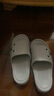 凉拖鞋男士夏季新款室内家居防滑浴室洗澡踩屎感厚底情侣一字拖鞋 灰色 40-41 实拍图