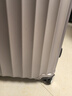 新秀丽（Samsonite）行李箱25英寸拉杆箱竖条纹大容量旅行箱托运密码箱拿铁咖GU9 实拍图