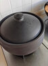 雅城荥窑荥经砂锅家用煲汤耐高温火锅燃气灶明火黑砂土陶细沙无釉砂锅 福满丨适合1-2人使用 2L 实拍图