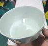 家用餐具极简主义釉下彩青瓷纯色碗4.5英寸钻石碗 4个装 实拍图