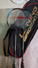 李宁（LI-NING）羽毛球全碳素A1111训练对拍AYPR202-3蓝绿(已穿线含拍套球手胶） 实拍图