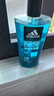 阿迪达斯 （adidas）男士沐浴露洗发水洗面奶三效合一套装 冰点600ml+热情600ml 实拍图
