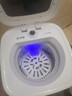 志高【热销Top1】脱水机单甩干脱水机干桶甩干机小型迷你家用甩干桶出租房宿舍大容量脱水桶烘干 10KG黑盖【不锈钢桶加厚款加蓝光】质保三年 波轮 实拍图