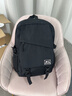 回力（Warrior）书包男初中生大容量高中生大学生书包减压多功能电脑包女双肩背包 黑色 实拍图