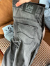 Lee【张凌赫代言】凉凉裤726标准直脚轻薄黑灰色男牛仔裤休闲潮流 黑灰色 32 实拍图