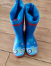 lemonkid儿童雨鞋高筒女童男孩防水防滑橡胶雨靴学生水鞋 蓝色机器人 30 实拍图