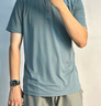 KOLON SPORT/可隆速干POLO 男士吸湿小翻领抗菌户外运动印花短袖 LHPT5MTT31-LB 浅蓝色 XL 180/100A 实拍图