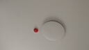 欧普（OPPLE）led吸顶灯具儿童房间现代简约圆形阳台卧室灯高显色三防一体快装 【铂玉II350黑24瓦】 实拍图