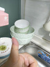 釉下彩奶油风碗家用套装陶瓷米饭碗创意餐具套装个性新款面碗汤碗 奶绿8英寸汤碗1个装 实拍图
