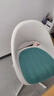 宜家（IKEA）LOBERGET洛贝里特马尔夏转椅家用靠背椅办公椅书桌椅 白色儿童书桌椅+天蓝椅垫 实拍图