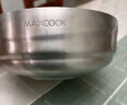 美厨（maxcook）304不锈钢碗 大汤碗双层隔热 餐具面碗18CM MCWA613 实拍图