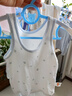 贝瑞加（Babyprints）婴儿背心2件装A类纯棉宝宝夏季衣服无袖上衣打底护肚围 皇冠80 实拍图