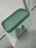 摩范卫生间纸巾盒挂壁厕所抽纸卷纸置物架厕纸挂架防水免打孔装纸架 橄榄绿 实拍图