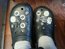 俞兆林（YUZHAOLIN）洞洞鞋女沙滩鞋凉拖鞋厚底增高外穿拖鞋 YF419 黑色 37/38 实拍图