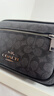 蔻驰（COACH）【品牌直供】新年礼物男士ELIAS小号单肩手提斜挎包炭黑色CZ401 实拍图