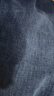 真维斯（Jeanswest）王一博代言牛仔裤男秋冬新款天丝舒适修身直筒高端潮牌休闲裤子男 蓝灰【天丝厚款】 40 码(3尺) 【建议190-210斤】 实拍图