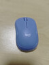 罗技（Logitech）M221 轻音鼠标 无线鼠标 办公鼠标 对称鼠标 带无线微型接收器 雾霭蓝 实拍图