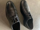 京东京造【头层牛皮】皮鞋男面试正装鞋光面系带真皮婚鞋黑色41 实拍图