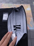 传棨 西裤男修身免烫西服裤商务休闲面试上班西装裤男士职业正装裤子 夏季薄款黑色 35(2.65尺) 实拍图