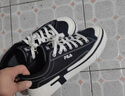 斐乐（FILA）官方LOOP女鞋帆布鞋新款休闲运动鞋小白鞋板鞋断层鞋 黑-BK 36 实拍图