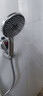 家韵（jiayun）增压花洒喷头淋浴套装家用超强浴霸洗澡水龙头浴室沐浴 银色五档出水大面板 实拍图