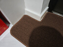 小棕熊仿剑麻入户地垫日式大门进门脚垫门口玄关阳台地毯防滑门垫可裁剪 高级-咖色【防潮耐脏棉布底】 60cm*90cm 1件数 可裁剪打火机烤边 实拍图